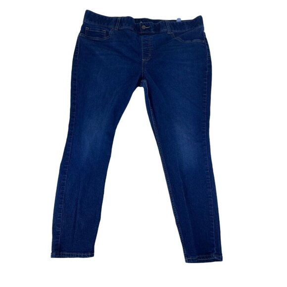 Jeans Lee Relaxed Fit Stretch Denim Bleu - Taille Femme 12 (Medium) - Très Bon état